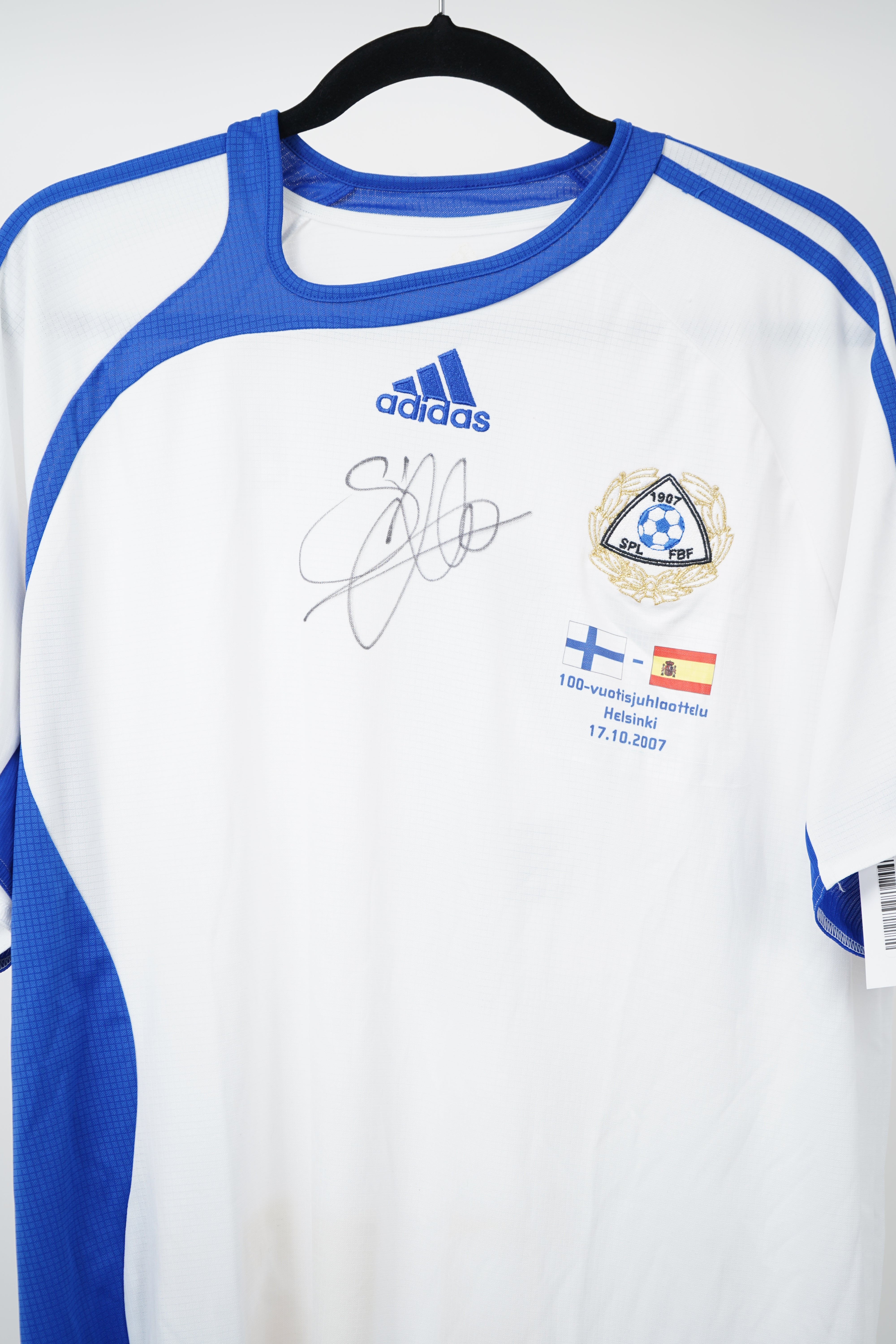 (Matchworn) Finlandia 2008 Hyypia #4 - Talla XL