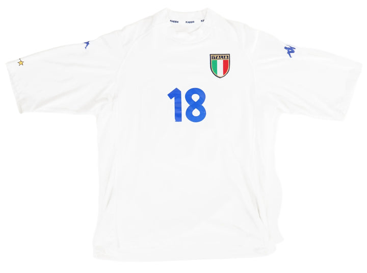 (Matchworn) Italy 2000 Euro Cup Stefano Fiore #18 - Size M