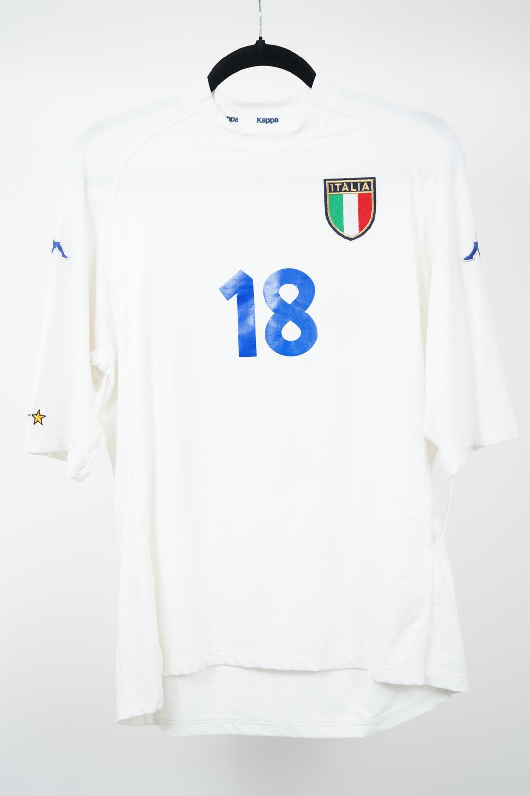 (Matchworn) Italia 2000 Eurocopa Stefano Fiore 18 - Talla M - The Football Room Mty