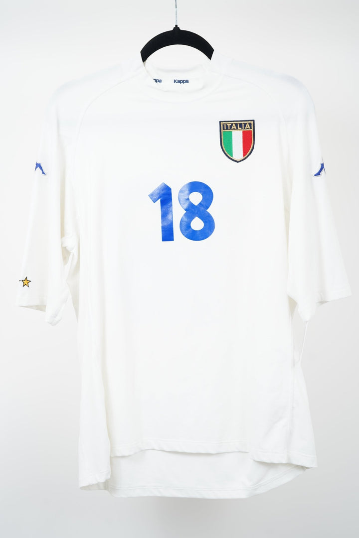 (Matchworn) Italia 2000 Eurocopa Stefano Fiore 18 - Talla M - The Football Room Mty