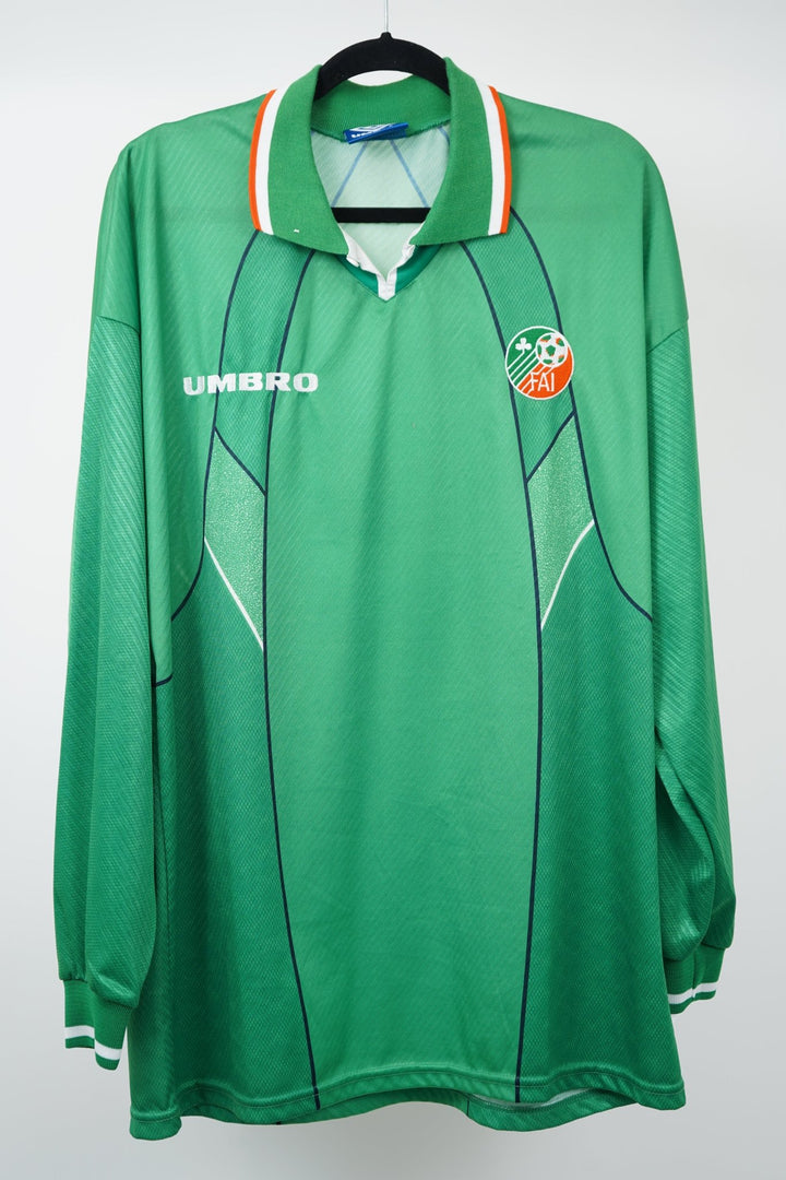 (Matchworn) Irlanda Local 1995 Jeff Kenna 13 - The Football Room Mty