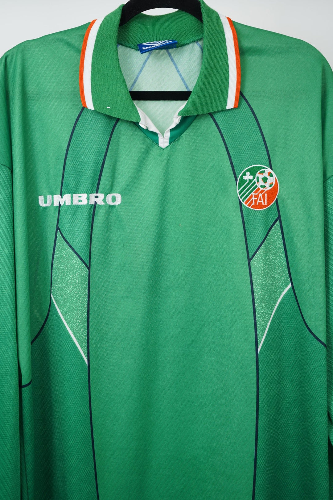 (Matchworn) Irlanda Local 1995 Jeff Kenna 13 - The Football Room Mty