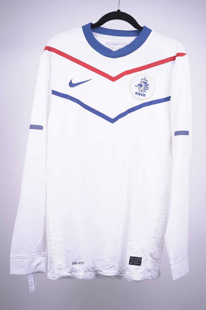 (Player Issued) Paises Bajos 2010 Visitante Manga Larga - The Football Room Mty