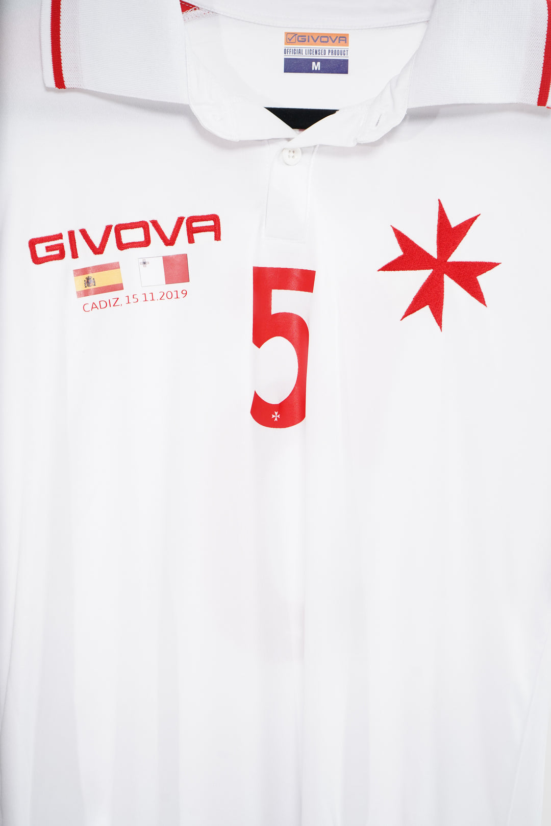 (Matchworn) Malta 2019 Agius #5 - M (8/10)