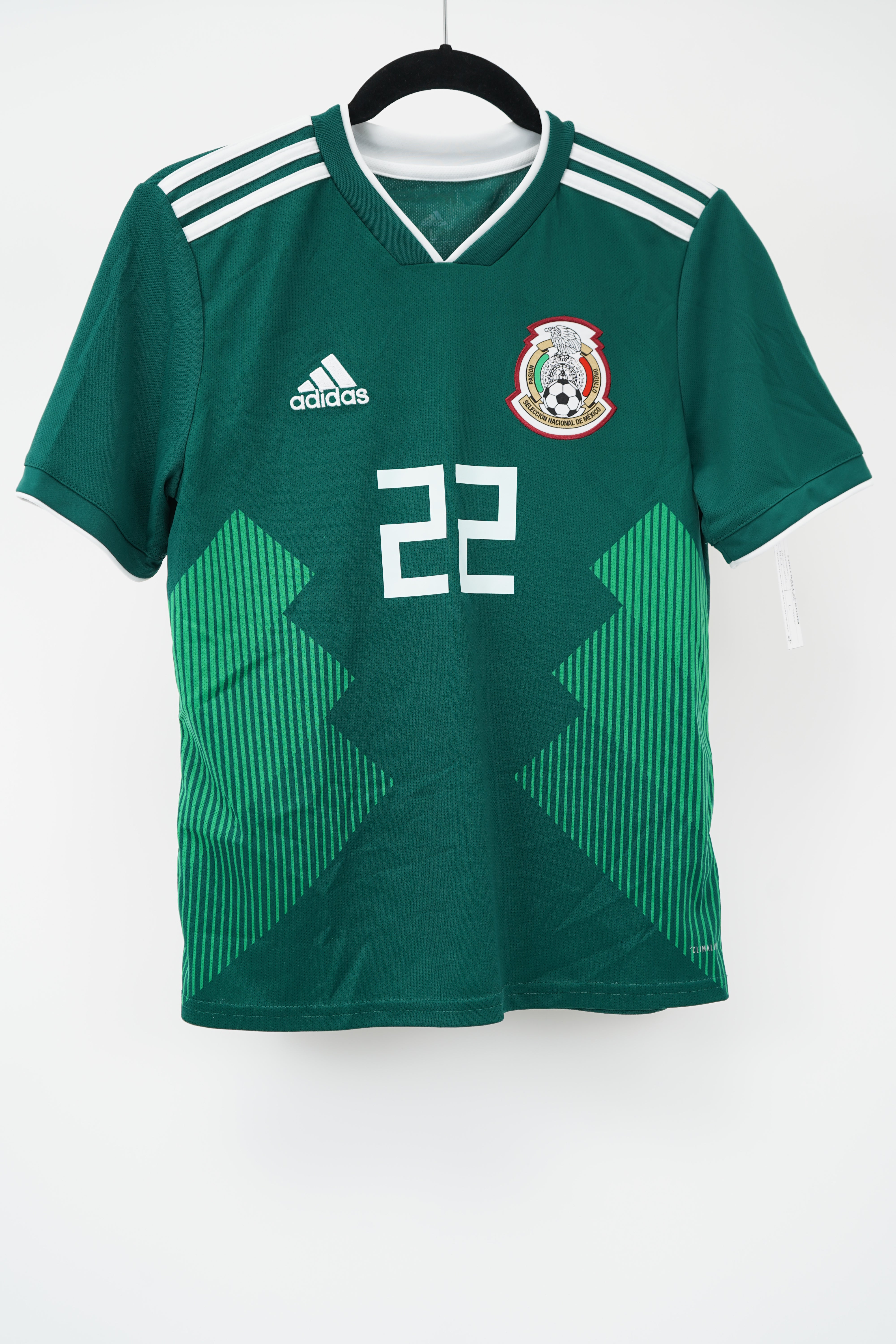 Mexico Local 2018 #22 Chucky Lozano - Talla L (Niño)