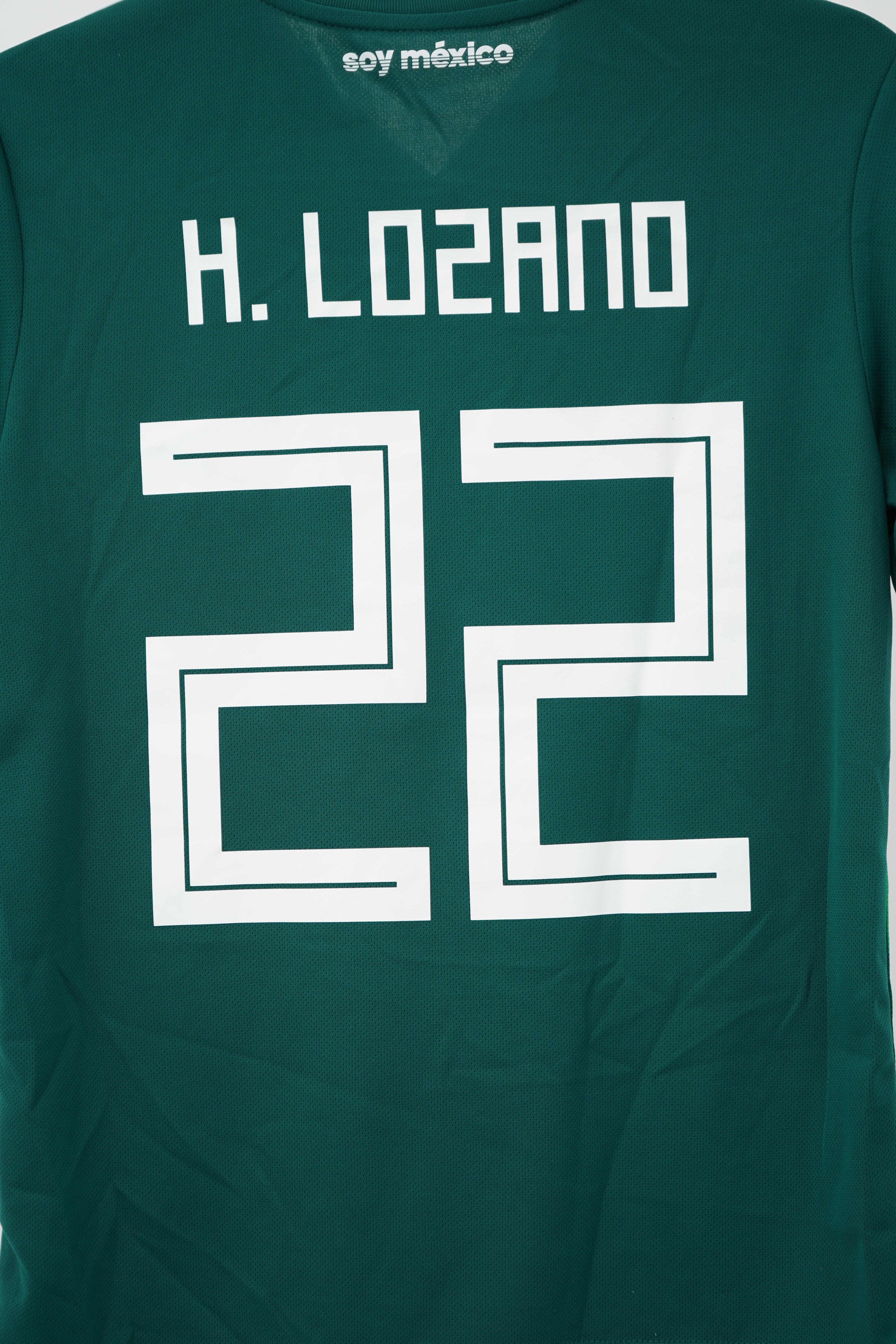 Mexico Local 2018 #22 Chucky Lozano - Talla L (Niño)