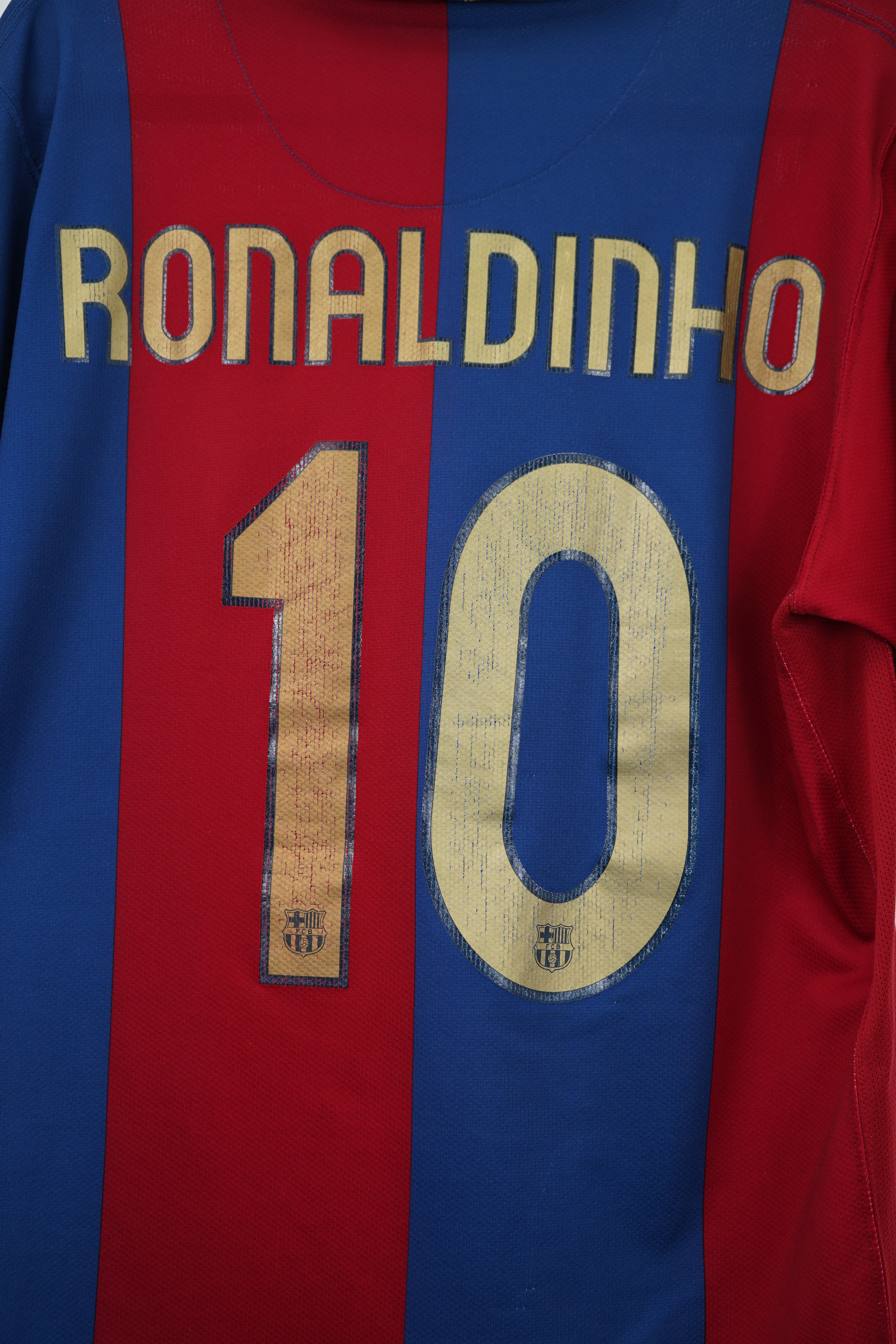 Barcelona Local 2006-07 #10 Ronaldinho - Talla L
