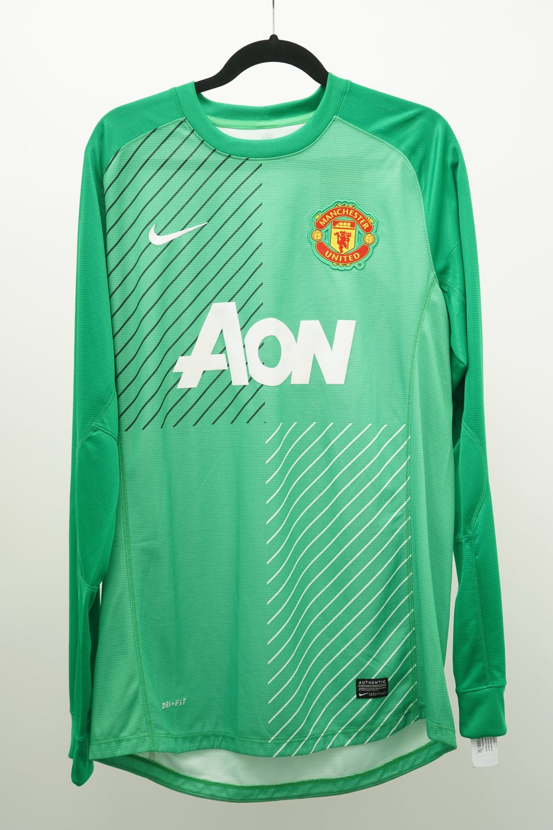 (Player Issued) Manchester United portero manga larga 2013 - 2014 - The Football Room Mty