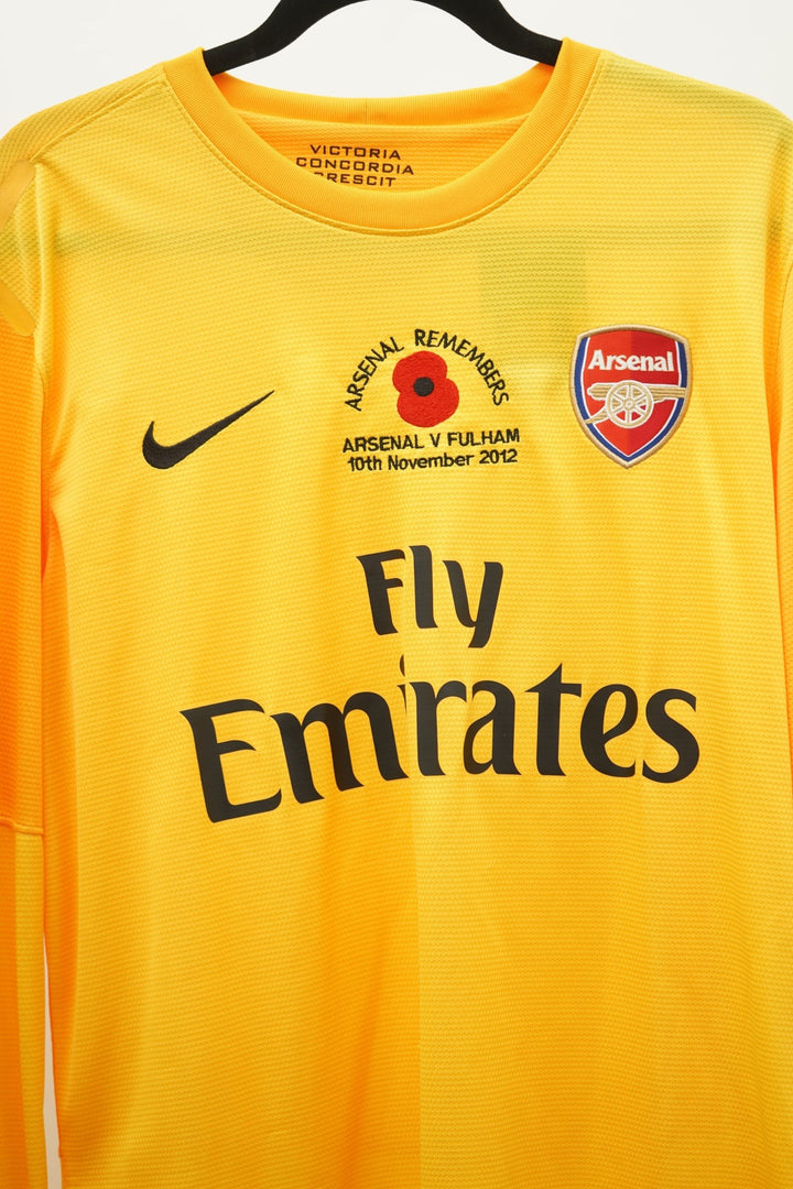 (Player Issued) Arsenal 2012 portero Manga Larga - The Football Room Mty