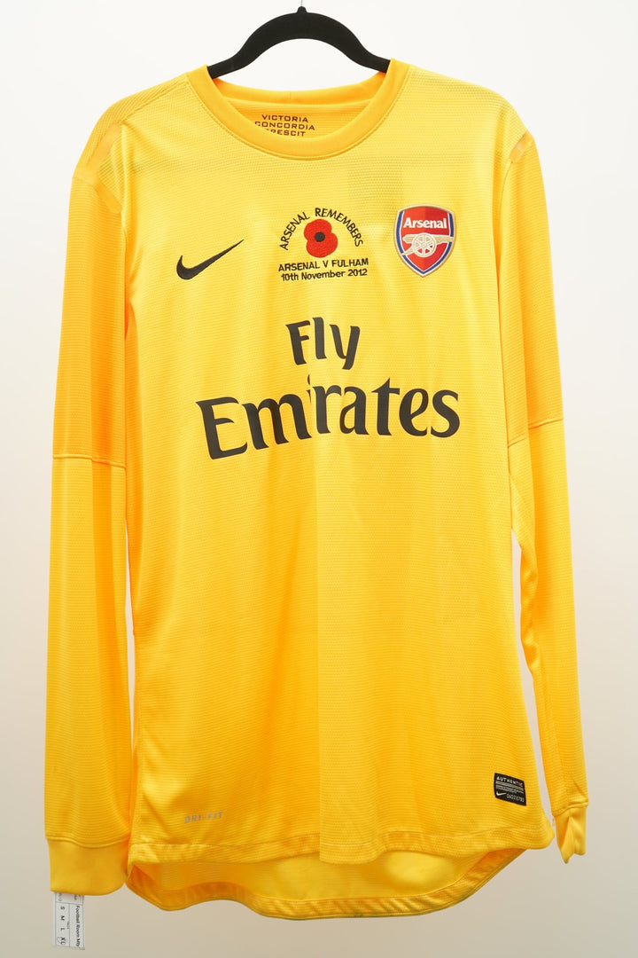 (Player Issued) Arsenal 2012 portero Manga Larga - The Football Room Mty