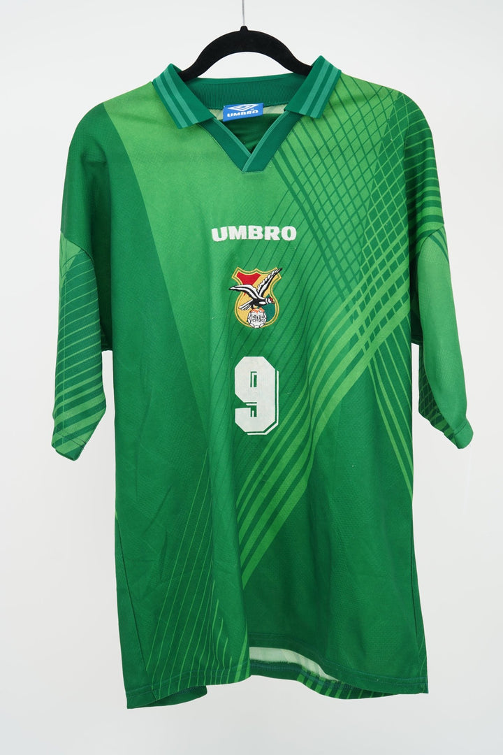 (Matchworn) Bolivia 1997 Umbro Ochaizpur 9 - L (8/10) - The Football Room Mty