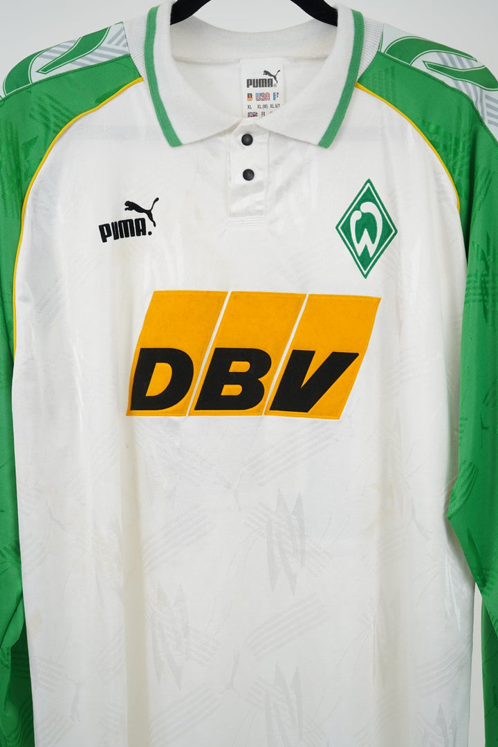 (Matchworn) Werder Bremen 95 - 96 Schulz 14 - XL (10/10) - The Football Room Mty