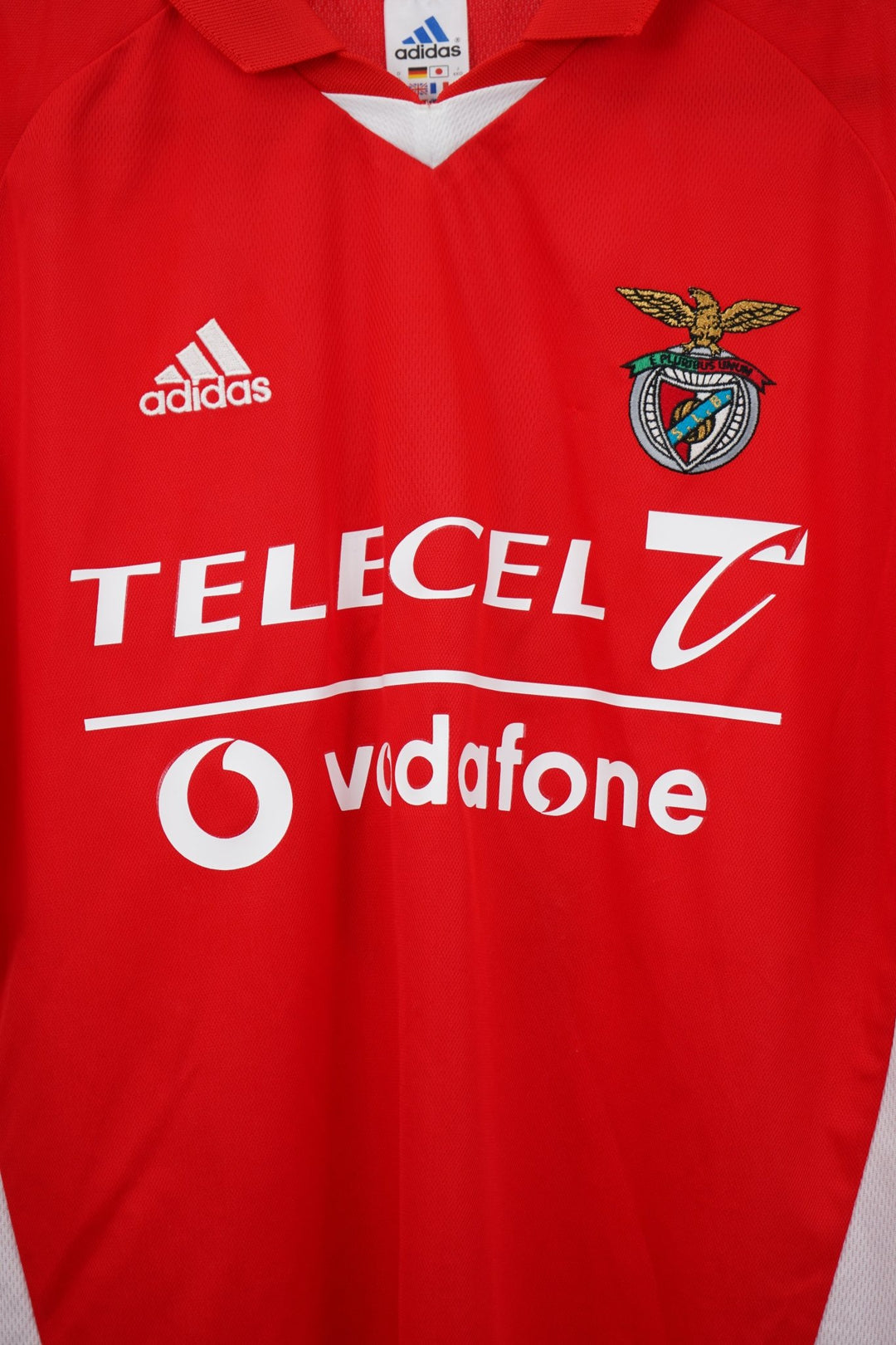 (Matchworn) Benfica Local 2001 - 2002 5 J. Cesar - XL (8/10) - The Football Room Mty