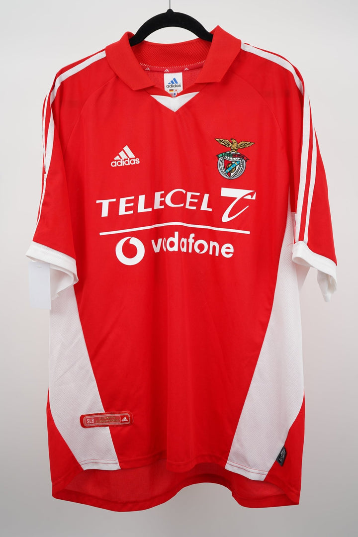 (Matchworn) Benfica Local 2001 - 2002 5 J. Cesar - XL (8/10) - The Football Room Mty