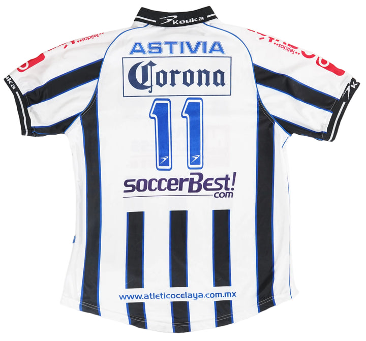 (Matchworn) Celaya 2000-01 Edson Astivia #11 - XL (9/10)