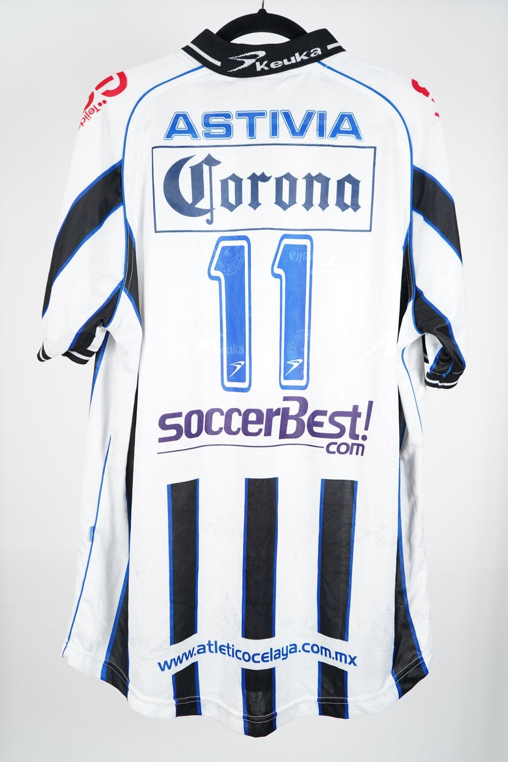 (Matchworn) Celaya 2000 - 01 Edson Astivia 11 - XL (9/10) - The Football Room Mty