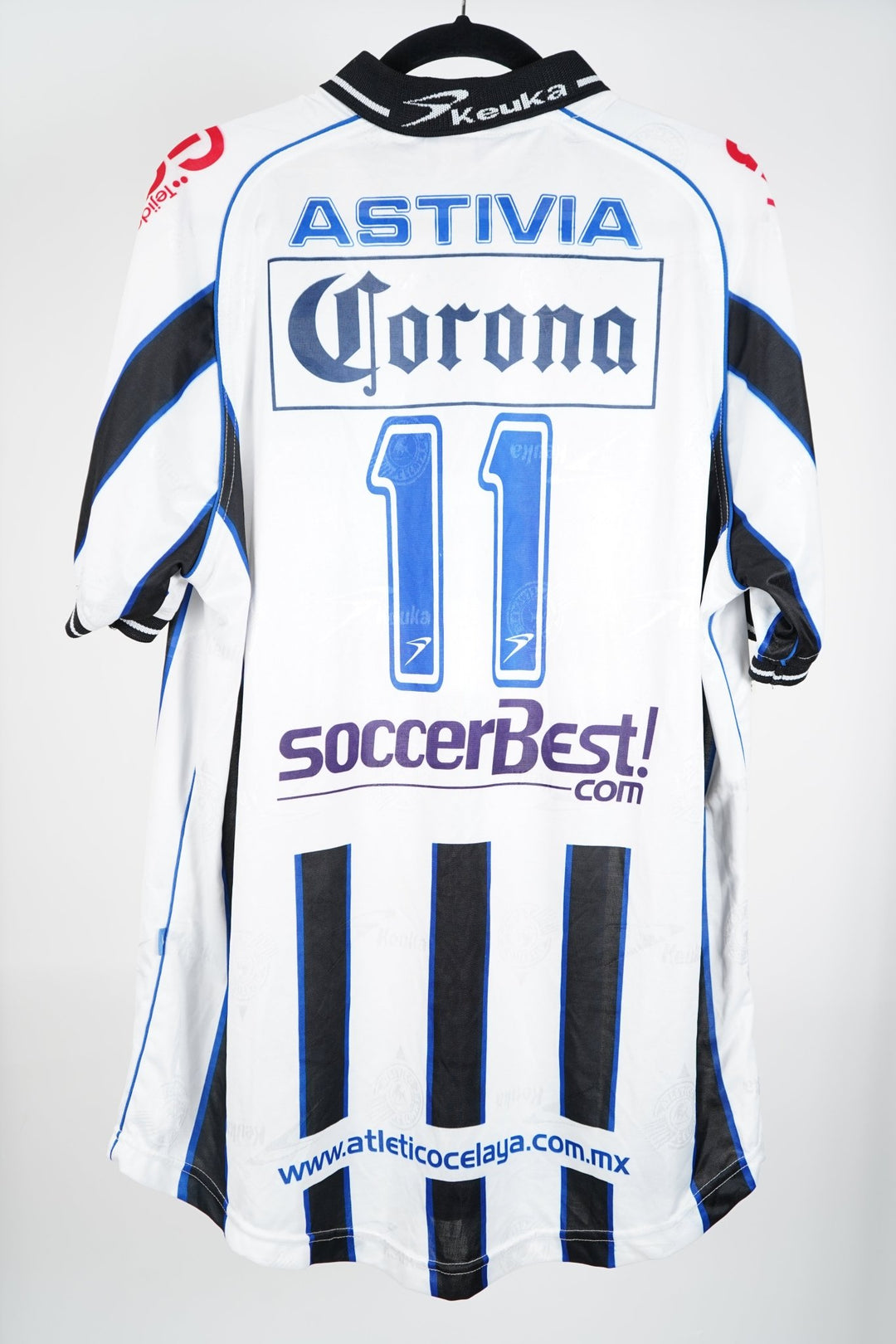 (Matchworn) Celaya 2000 - 01 Edson Astivia 11 - XL (9/10) - The Football Room Mty