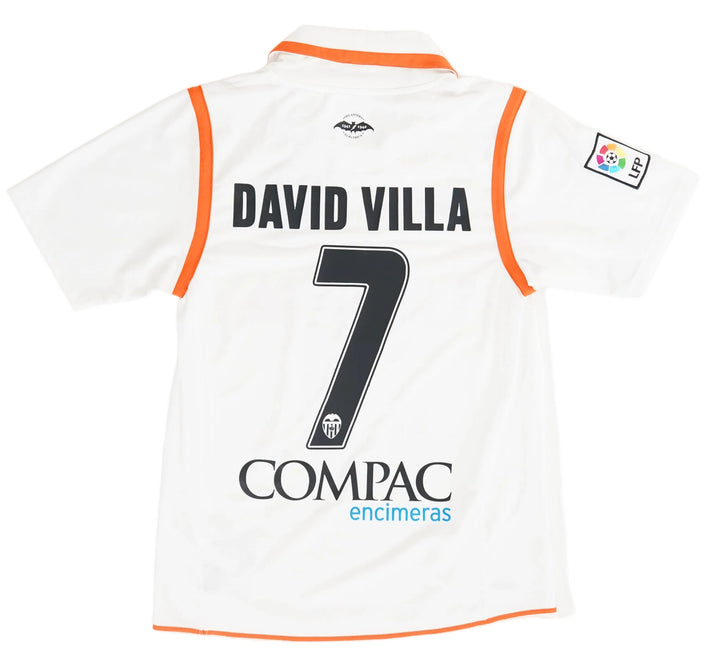 Valencia 2007-2008 David Villa #7 -S (8/10)