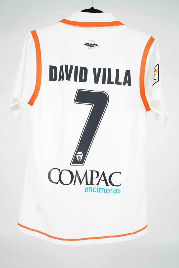 Valencia 2007-2008 David Villa #7 -S (8/10)