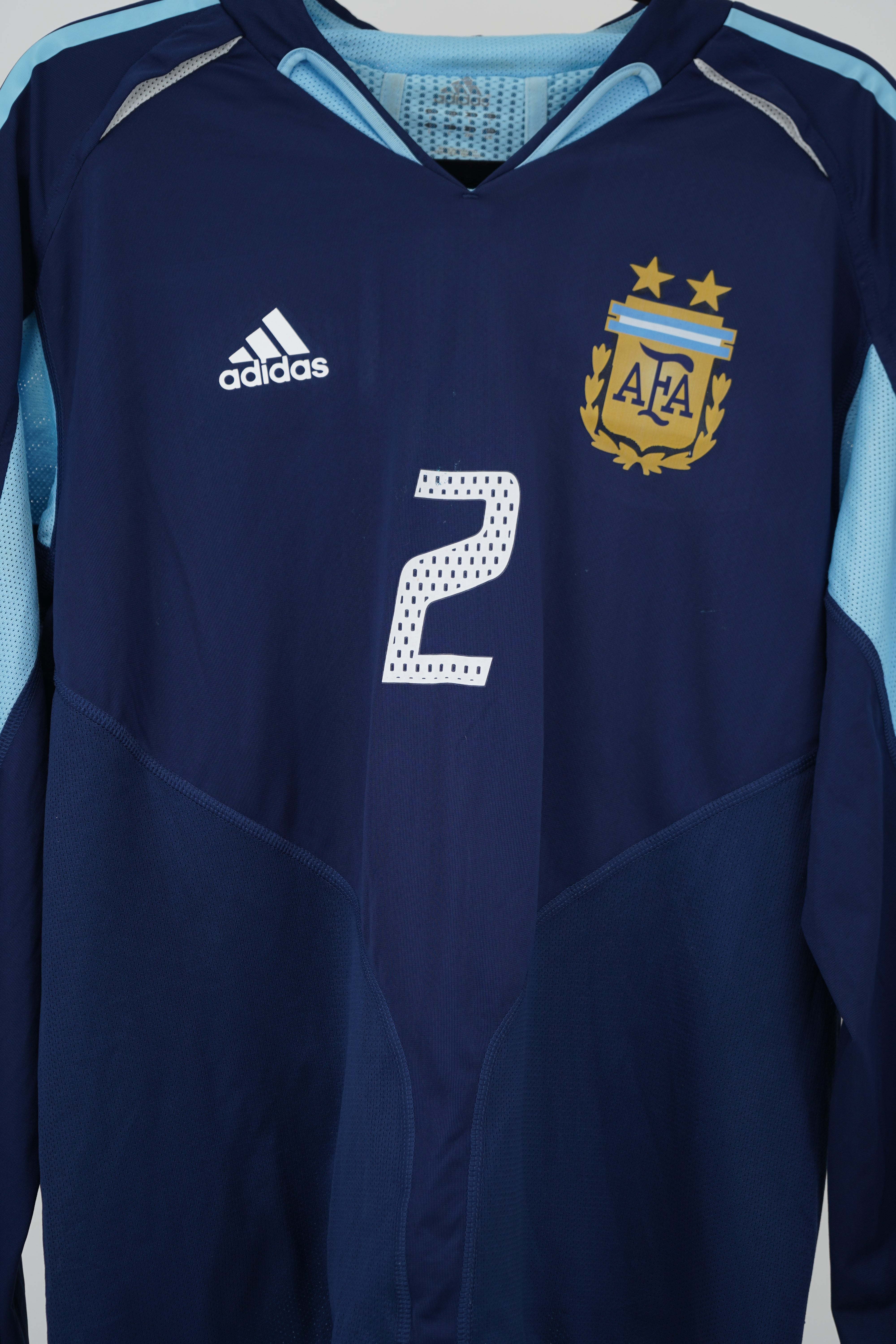 (Matchworn) Argentina Olympics Away 2004 #2 Ayala