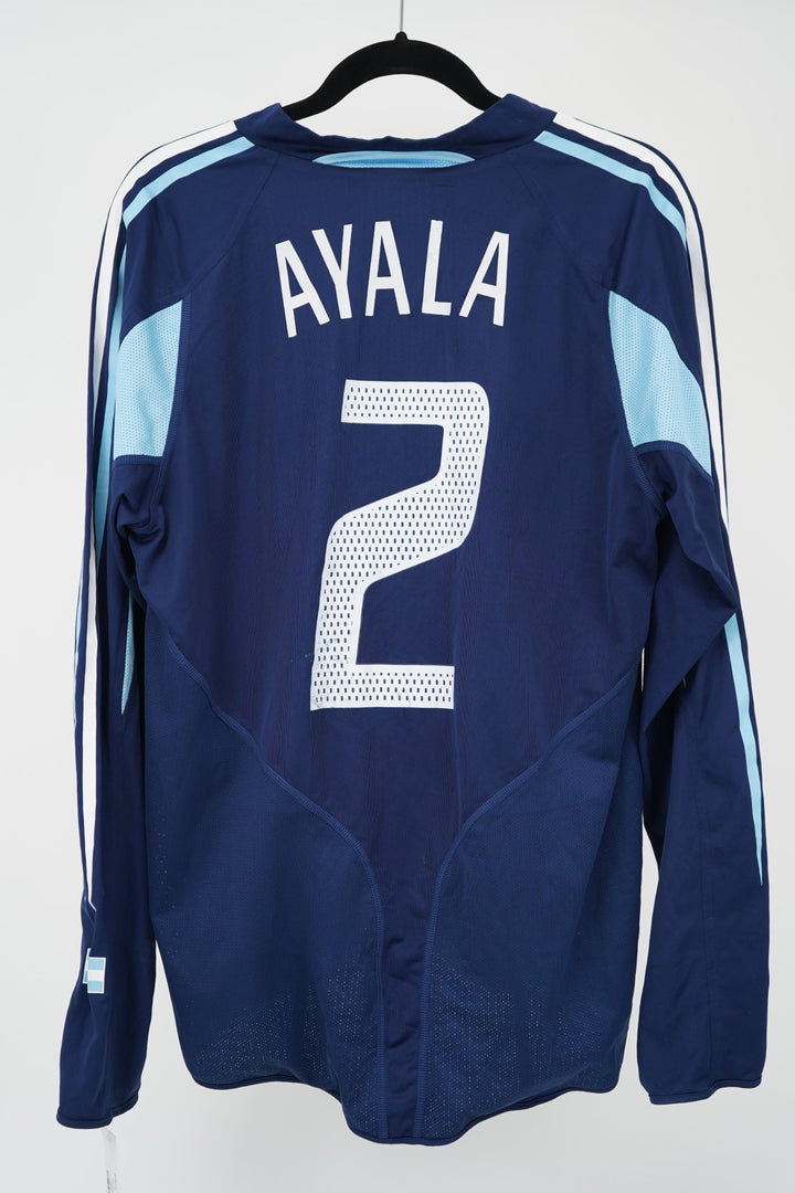 (Matchworn) Argentina Olimpiadas Visitante 2004 2 Ayala - The Football Room Mty