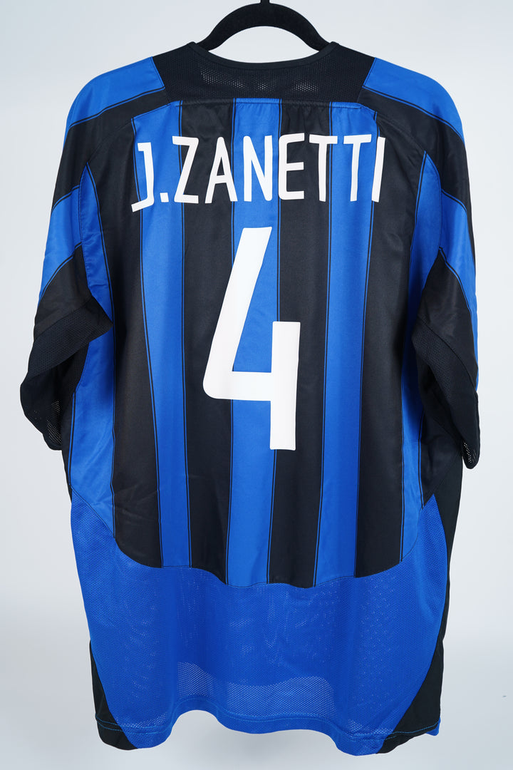 Inter Milan 2003-2004 J.Zanetti #4 XL (8/10)