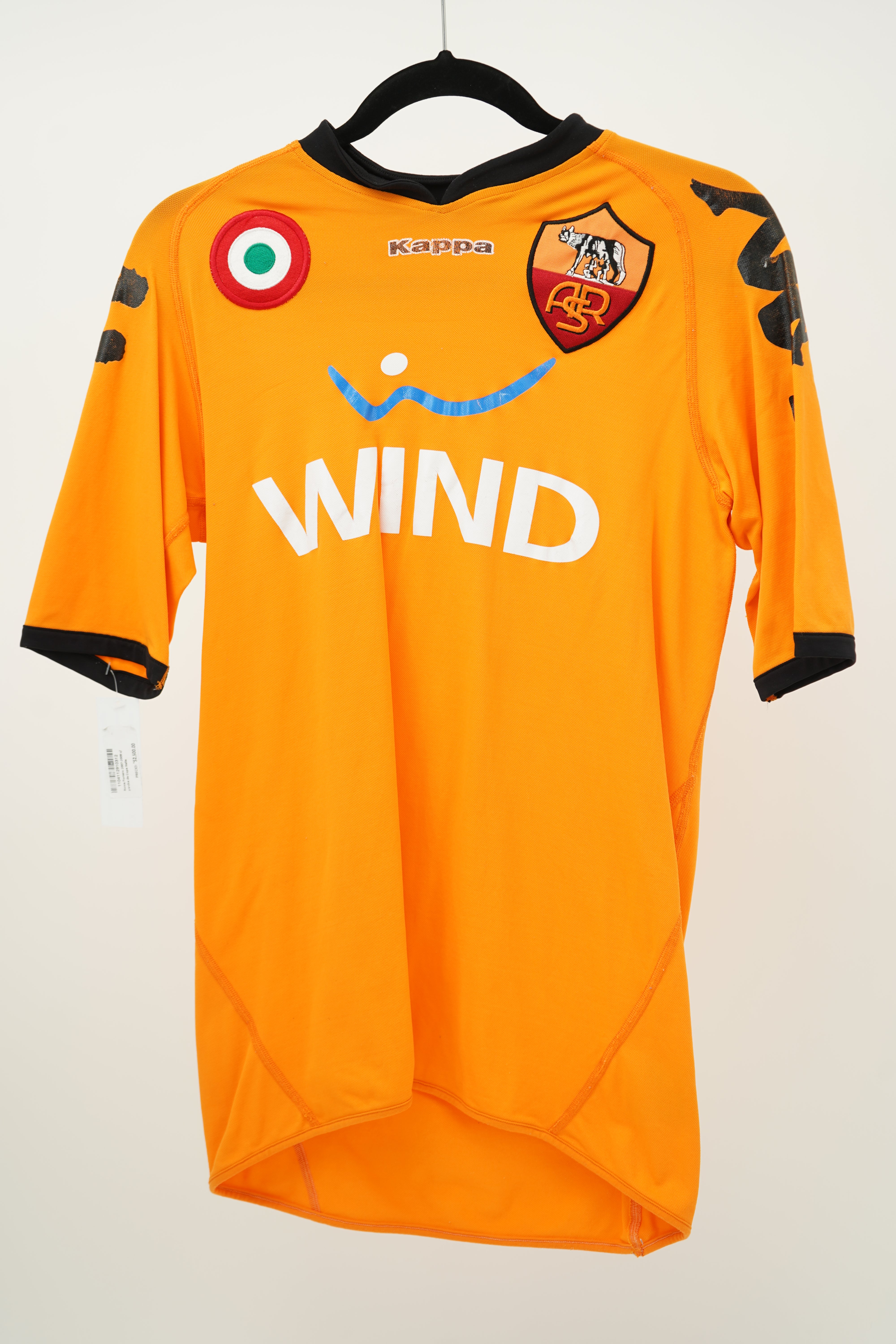 Roma Goalkeeper 2007-2008 w/ Coppa Italia patch
