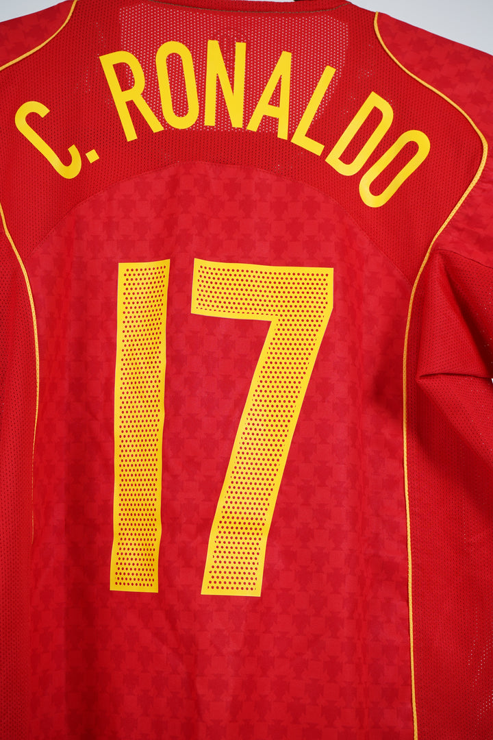 (Niño) Portugal 2004 Ronaldo #7 - XL (9/10)