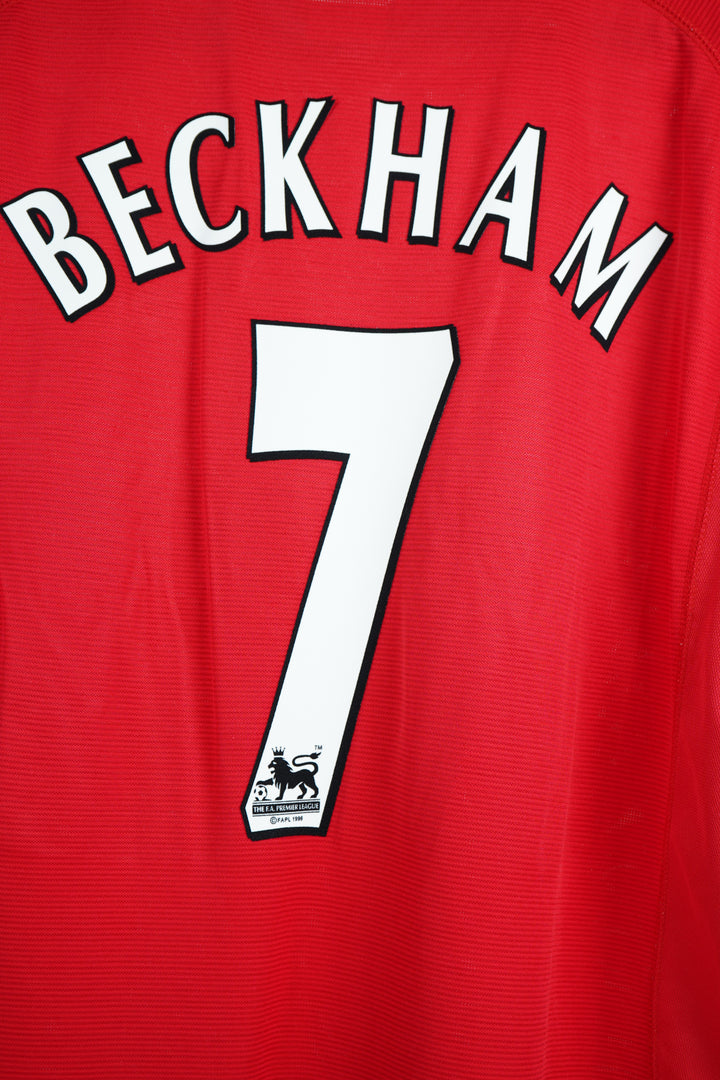 Manchester United 2001-2002 #7 Beckham - XXL (8/10)