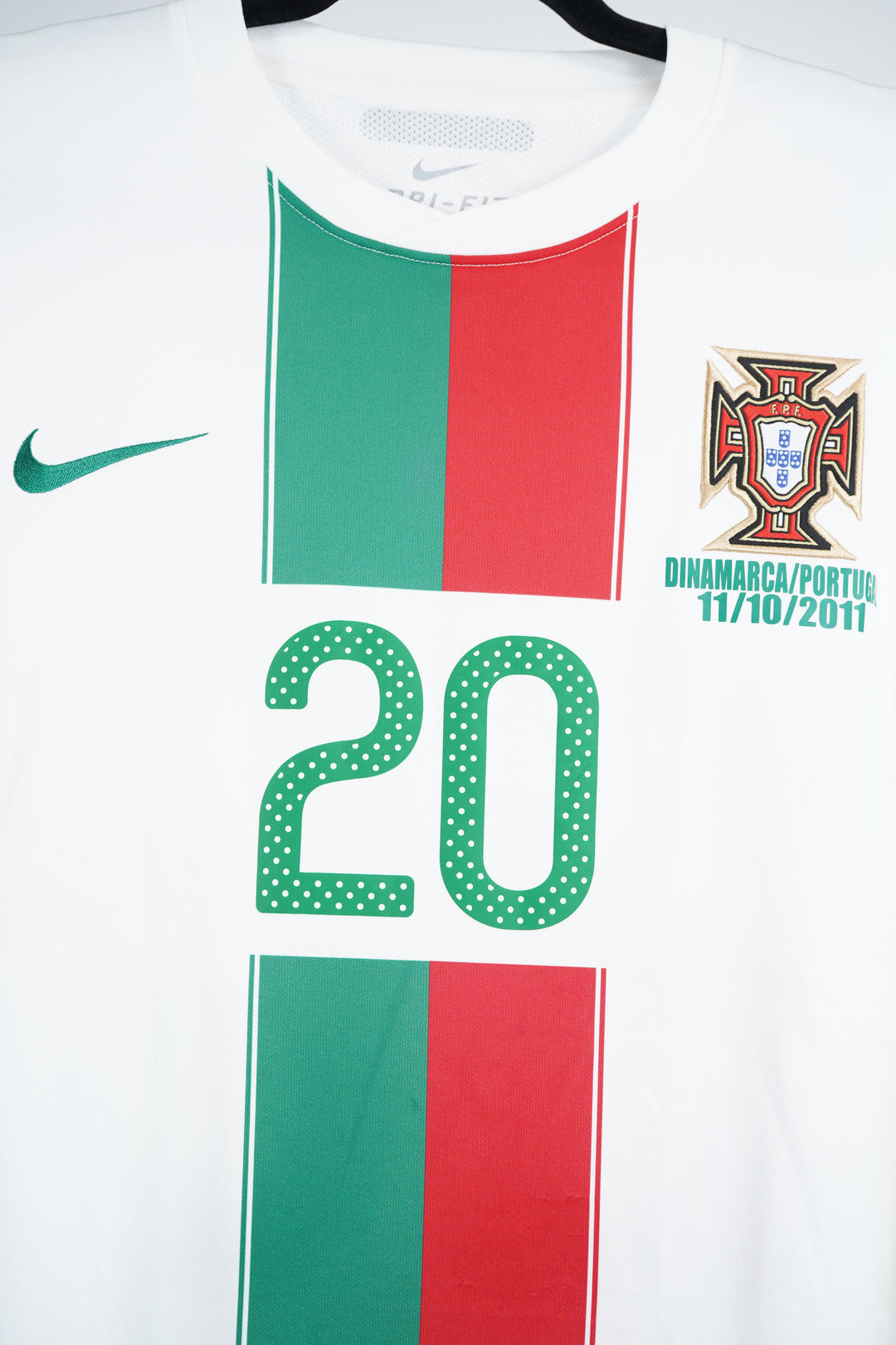 (Matchworn) Portugal 2011 Carlos Martins 20 - M (7/10)