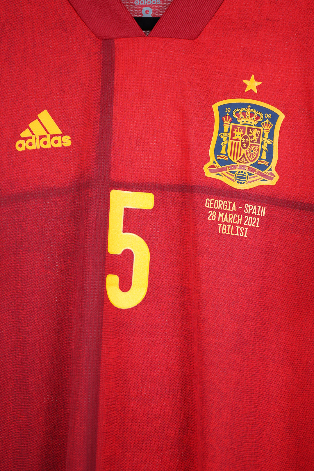 (Match Issue) España 2021 Sergio Busquets 5 - L (9/10)