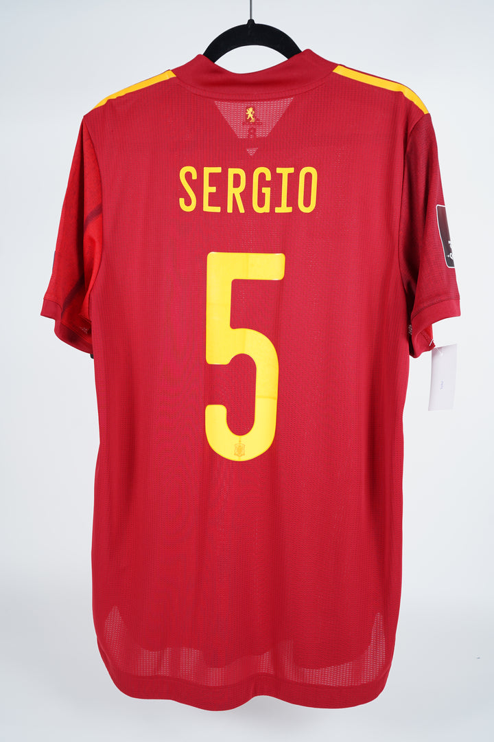 (Match Issue) España 2021 Sergio Busquets 5 - L (9/10)