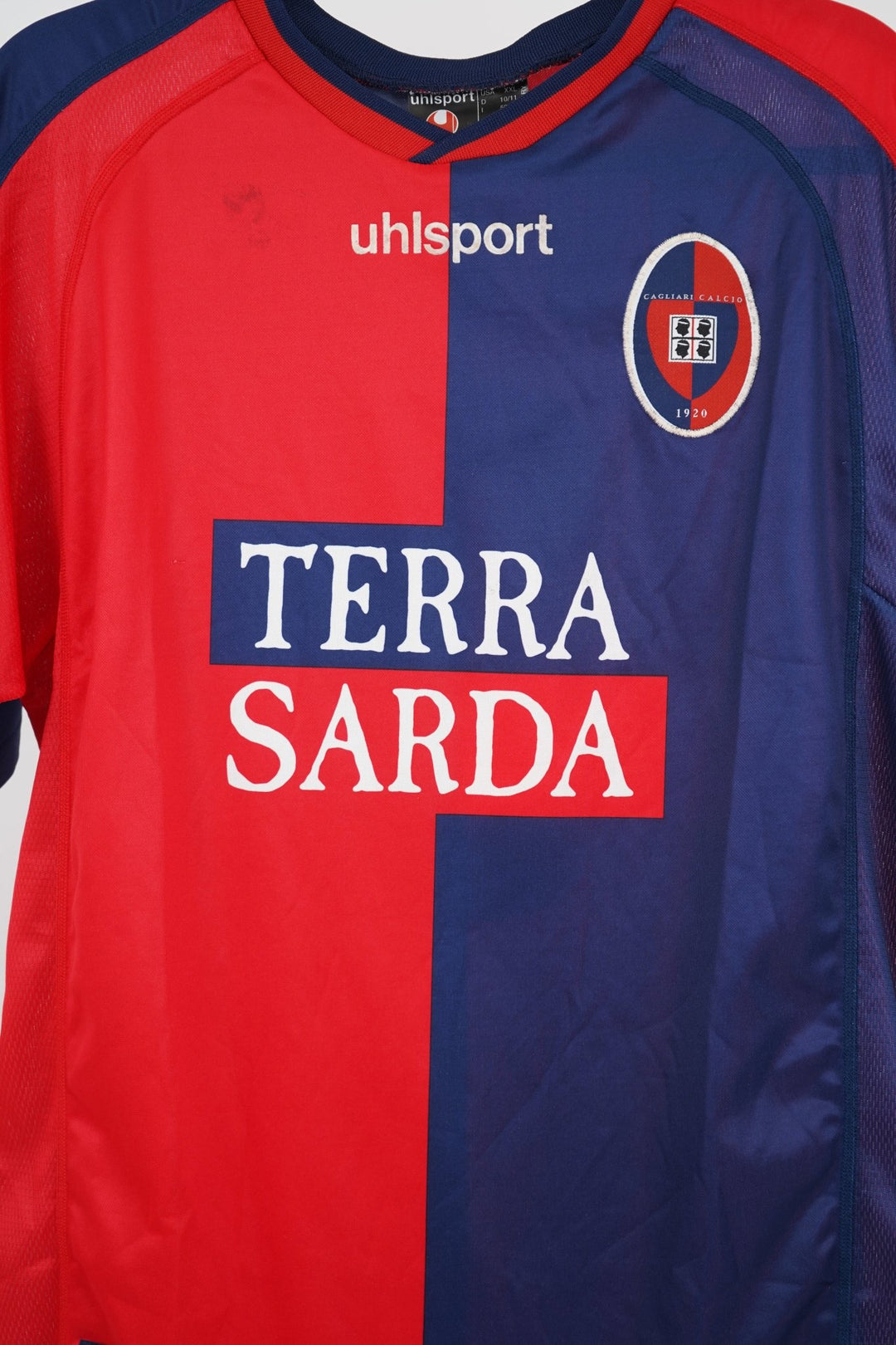 (Matchworn) Cagliari Calcio 2001 - 2002 David Suazo 9 "El Rey David" - The Football Room Mty