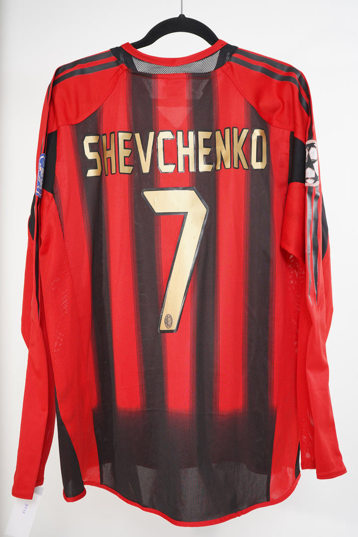AC Milan 2004-05 - Shevchenko #7 - XL (8/10)