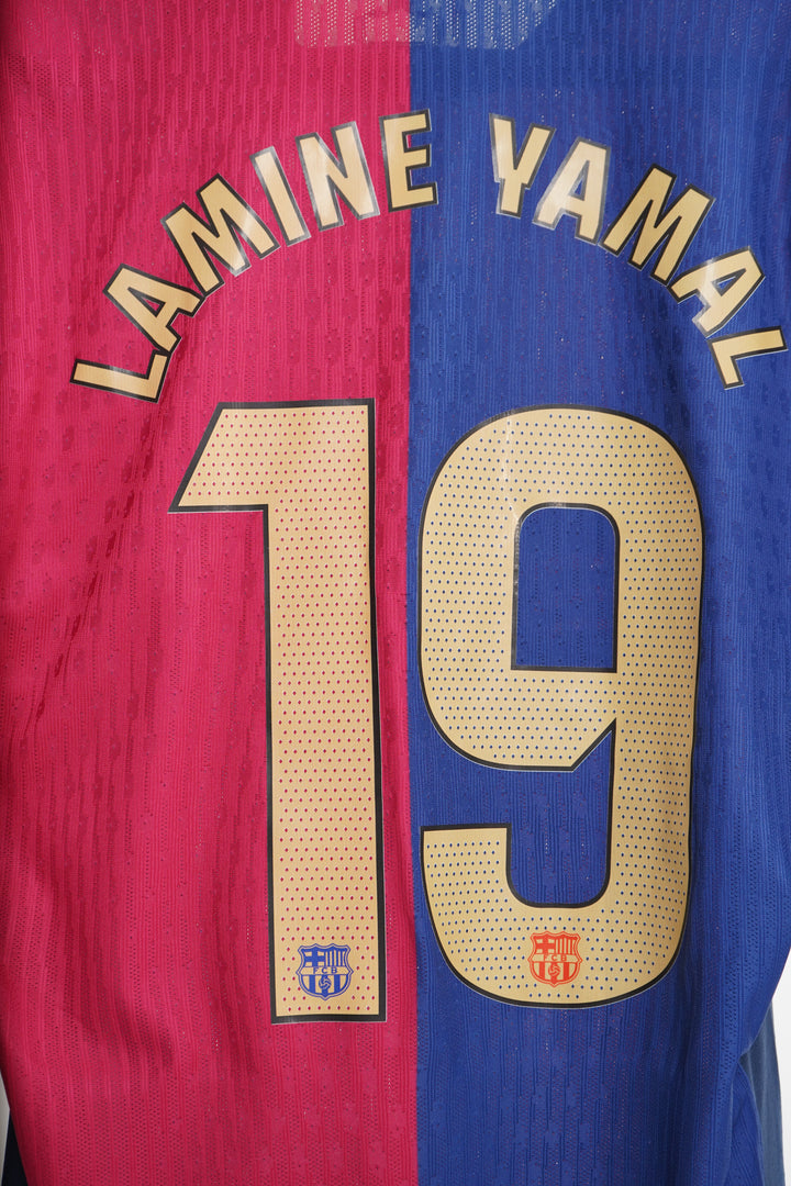 (Player Issue) Barcelona 2024-2025 #19 Lamine Yamal - M (10/10)