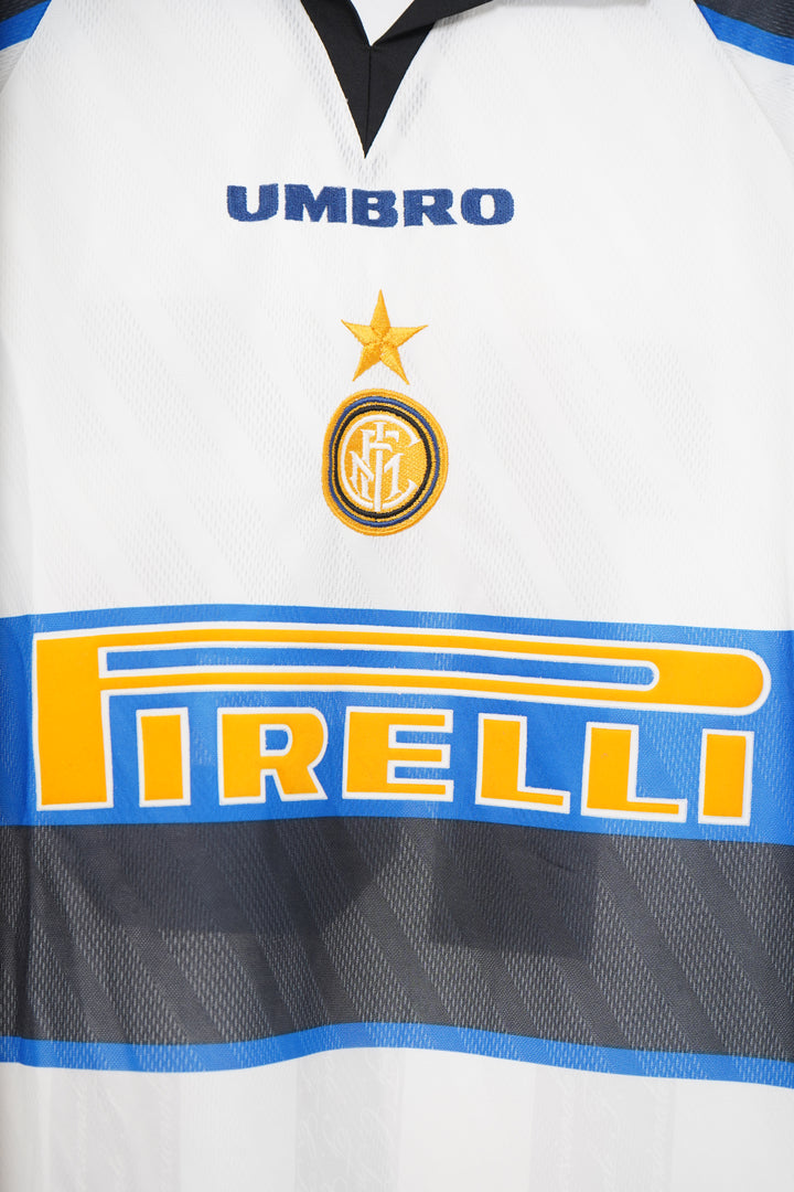 (Matchworn) Inter de Milan 1996-2997 #15 Sergio D'Autilia - XL (9/10)