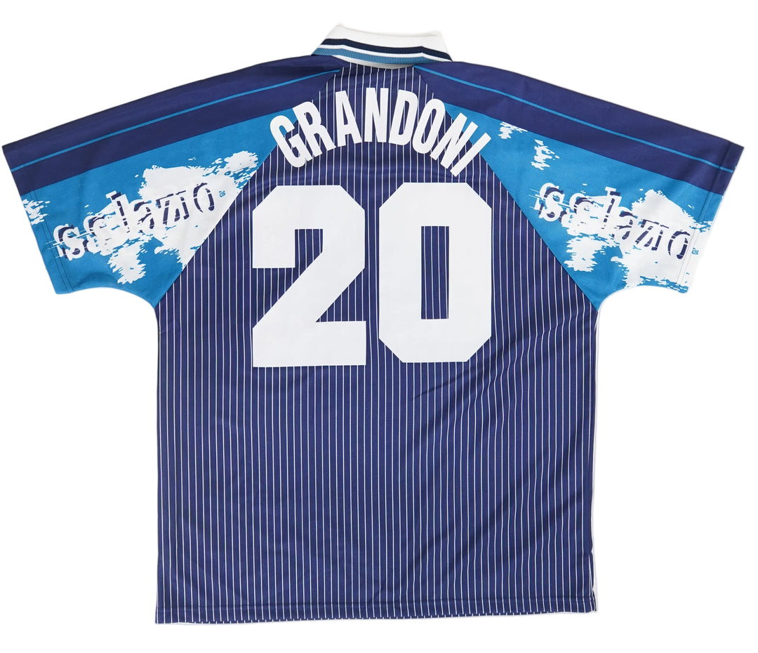(Matchworn) Lazio 1996-1997 #20 Grandoni - XL (9/10)