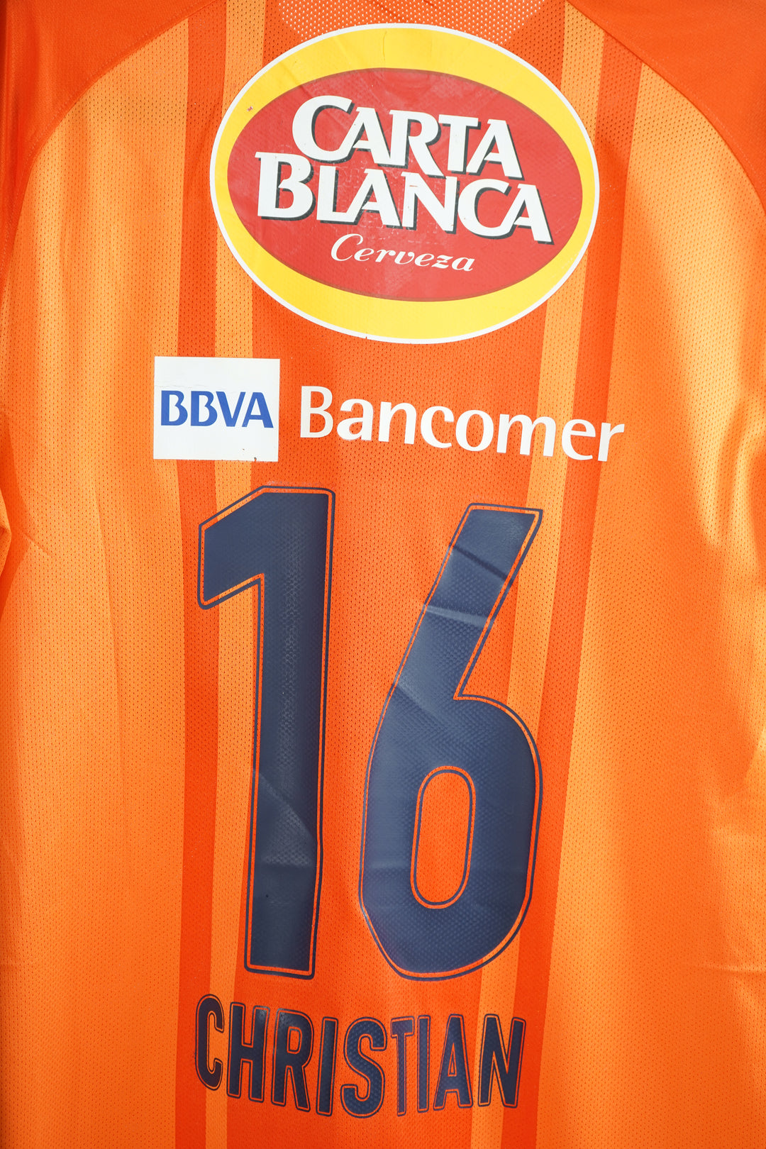 (Utileria) Rayados 2008-09 - Christian #16 - M (6/10)