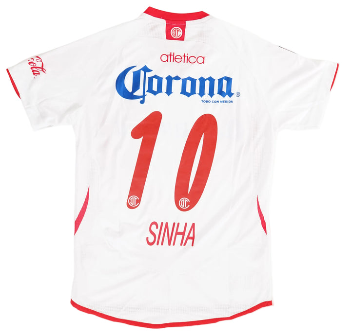 (Utileria) Toluca 2008-09 Sinha #10 - S (8/10)