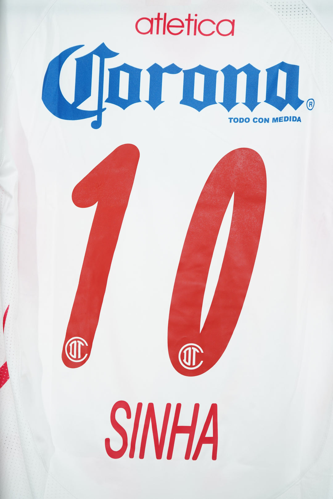 (Utileria) Toluca 2008-09 Sinha #10 - S (8/10)