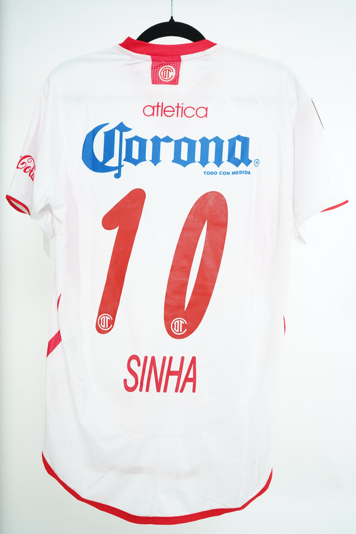 (Utileria) Toluca 2008-09 Sinha #10 - S (8/10)