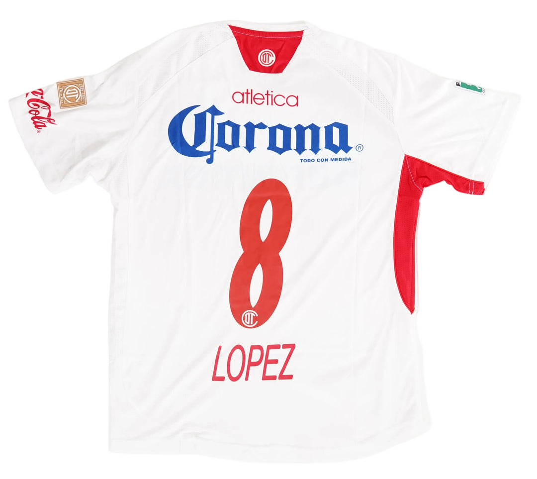 (Utileria) Toluca 2009-10 Lopez #8 - S (8/10)