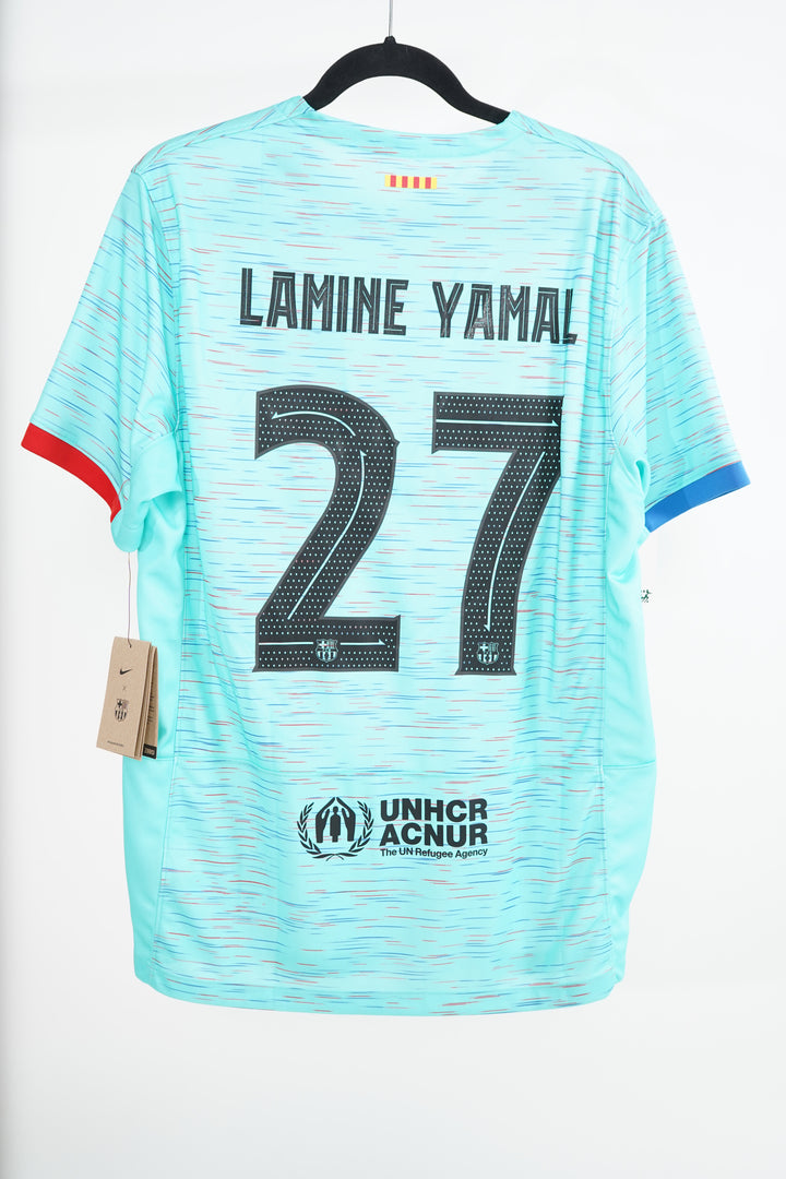 Barcelona 2023-2024 Lamine Yamal #27 - L (9/10)