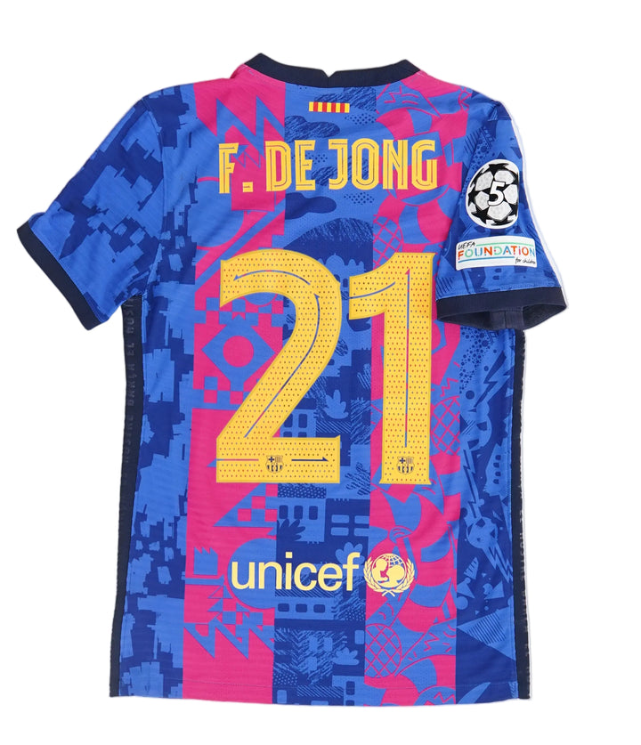 Barcelona 2021-2022 #21 F. De Jong - S (9/10)