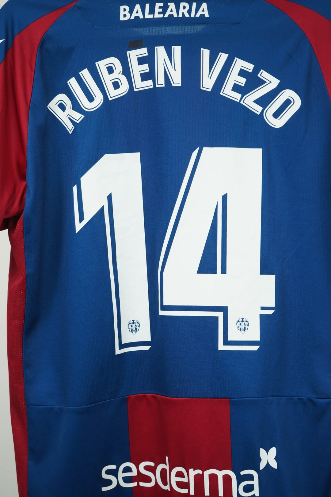 (Matchworn) Levante Local 2020 - 21 14 Ruben Vezo - The Football Room Mty