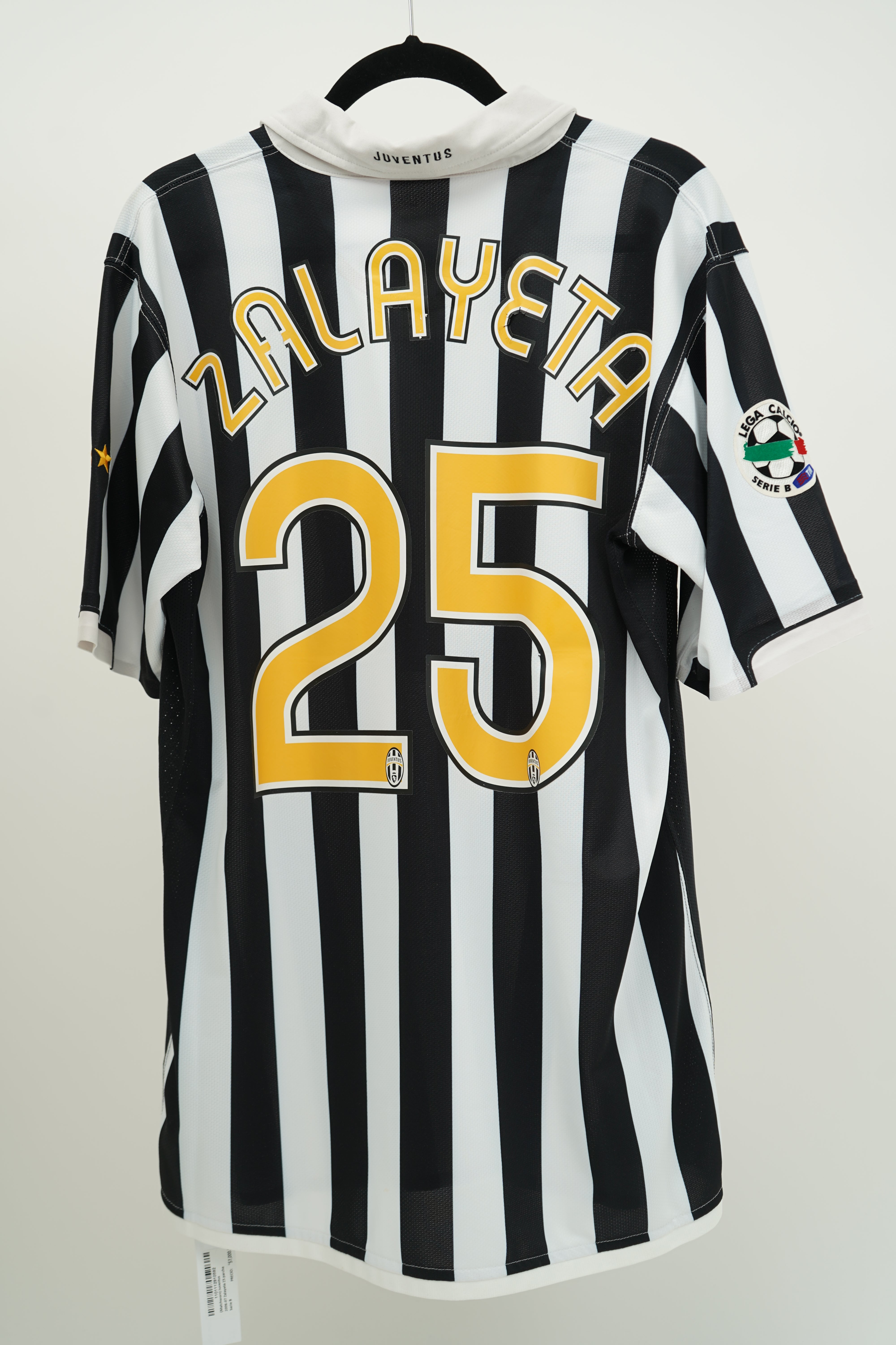 (Matchworn) Juventus 2006-07 Zalayeta 25 parche Serie B