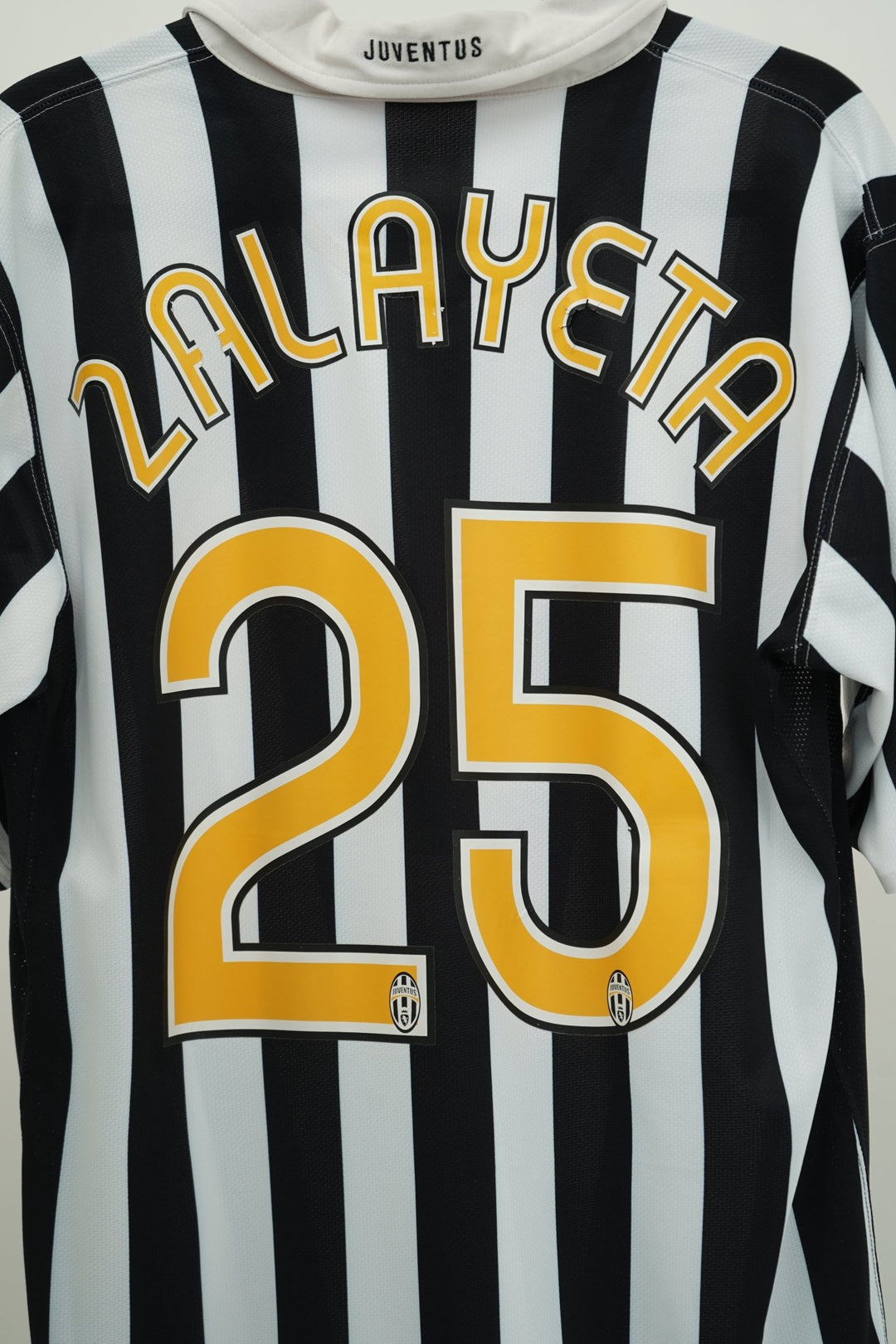 (Matchworn) Juventus 2006 - 07 Zalayeta 25 parche Serie B - The Football Room Mty