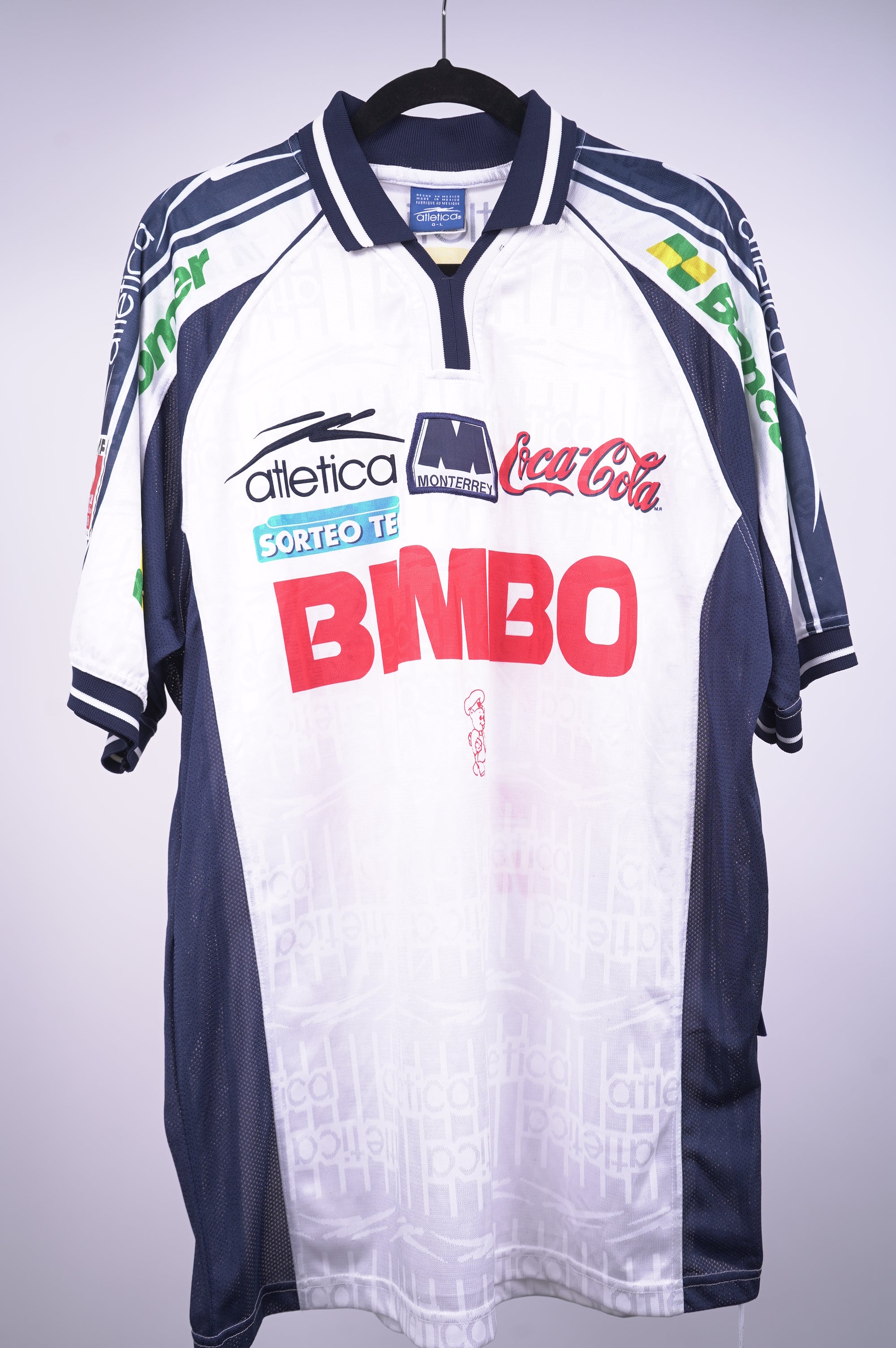 (Matchworn) Monterrey 1999-00 Ricardo Martinez 20 Osito Bimbo