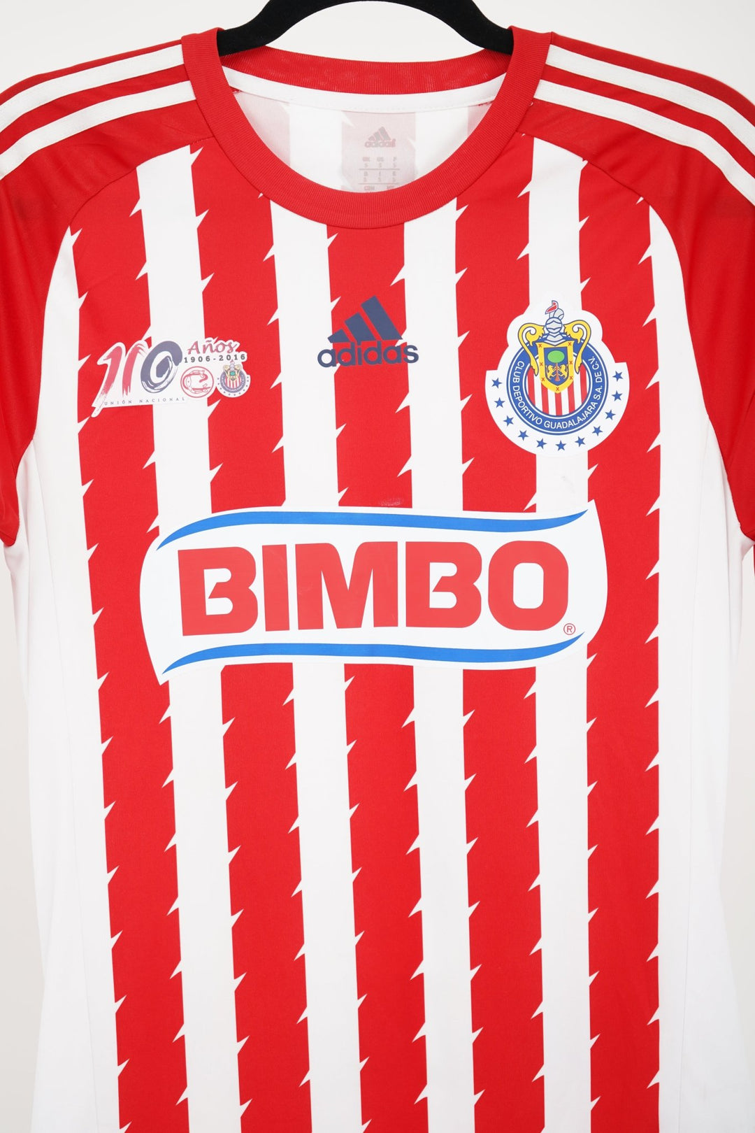(Matchworn) Chivas 2015 - 16 Local Brizuela 11 (100 años) - The Football Room Mty
