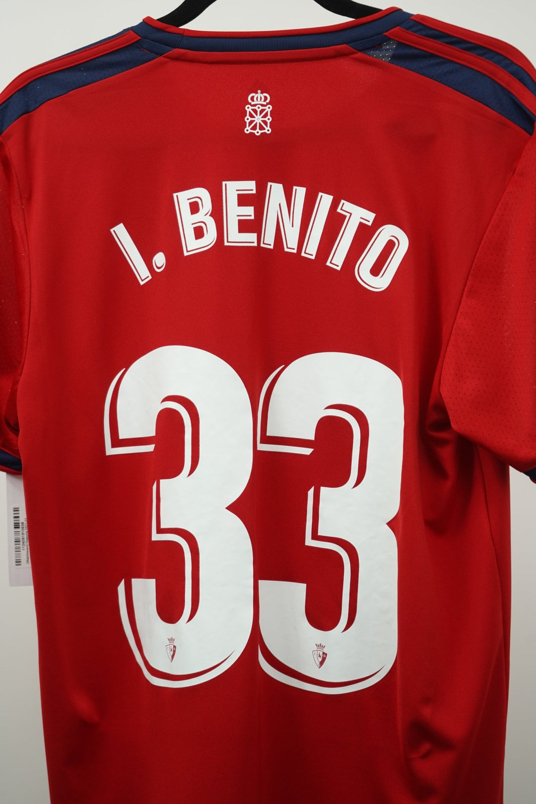(Matchworn) Osasuna Local 2021 - 22 Benito 33 - The Football Room Mty
